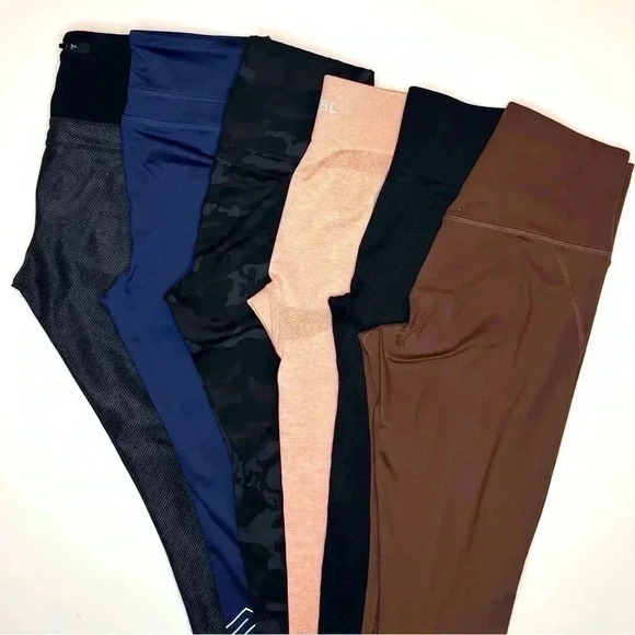 Set of 6 Women’s Sport leggings Size Small - Picture 1 of 14